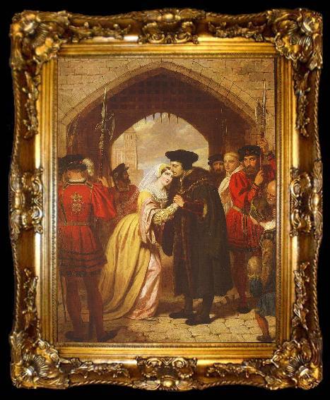 framed  Edward Matthew Ward Sir Thomas More